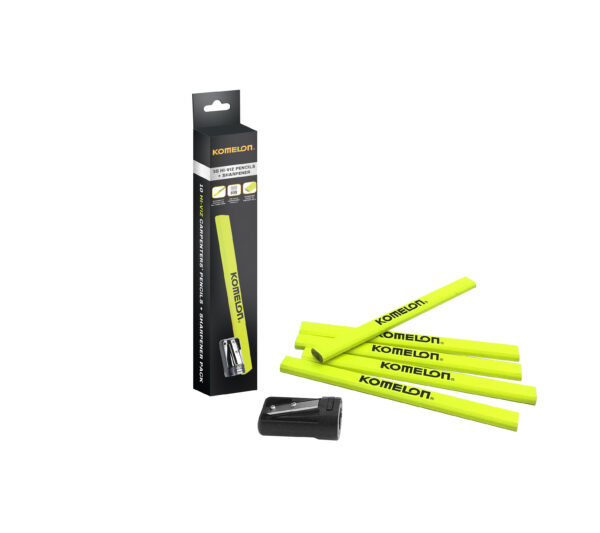 Komelon Tub 10 Hi – Vis Pencils + sharpeners - Image 3